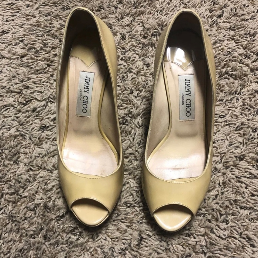 Jimmy Choo nude heels